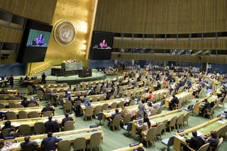 Con 189 votos a favor y ninguna abstención, los Estados miembros de Naciones Unidas respaldaron el texto cubano, que pide el fin del 'embargo económico, comercial y financiero' sobre la isla. (ARCHIVO)