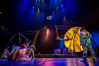 Representación. En Luzia, del Cirque du Soleil, participan cuatro artistas mexicanos.