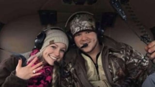 La pareja viajaba en un helicóptero. (ESPECIAL)