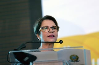 La primera. Tereza Cristina da Costa fue anunciada como futura ministra de Agricultura del Gobierno de Jair Bolsonaro. (EFE)