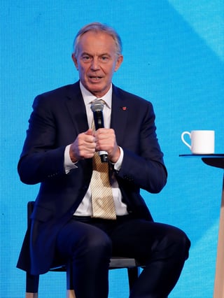 En México. Tony Blair, exprimer ministro británico habló sobre el brexit y realizó algunas recomendaciones a empresarios.