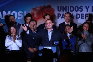 Triunfador. Marko Cortés Mendoza se impusó en la elección interna del PAN. (NOTIMEX)