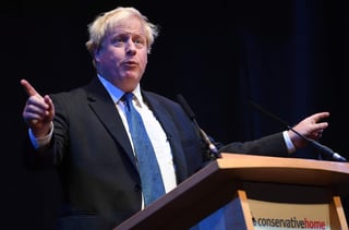El Reino Unido se convertiría en un 'Estado vasallo' de la UE, afirmó Johnson a la BBC. (ARCHIVO)
