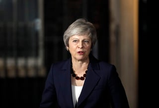 Theresa May informó sobre el respaldo del Gobierno británico. (AP)