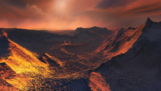 Mundo. Una supertierra de al menos 3.2 veces el tamaño de la Tierra y que orbita a Barnard.