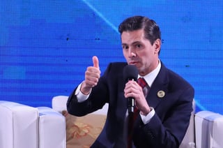 Peña Nieto sostuvo que 'hay vida' después de la Presidencia e incluso advirtió que al concluir su gestión podría iniciar la vida. (EFE)