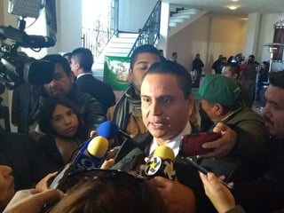Postura. José Luis Pliego Corona, titular de seguridad en Coahuila.