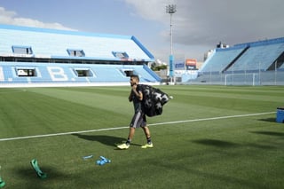 El Tricolor, que comanda el técnico brasileño Ricardo “Tuca” Ferretti, volvió a los entrenamientos y lo hizo en la cancha del Club Atlético Belgrano, el estadio Julio César Villagra. (ESPECIAL)