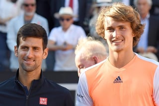 Djokovic y Zverev se han visto ya las caras en una final, en 2017 por el Italia Open. (ARCHIVO)