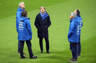 El entrenador de la selección italiana de futbol, Roberto Mancini.