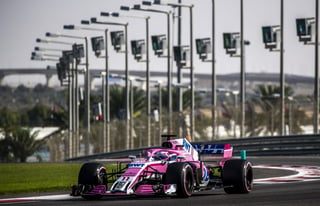 El piloto mexicano Sergio Pérez arrancará hoy, en el Gran Premio de Abu Dabi, en la séptima fila.
