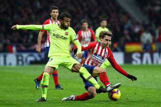 Rafinha sufrió la lesión durante el empate del Barça por 1-1 ante Atlético de Madrid en duelo de la liga española el sábado.