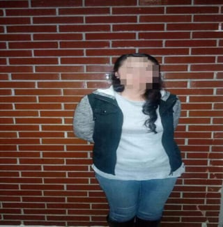 La mujer fue detenida en Gómez Palacio. (ESPECIAL) 