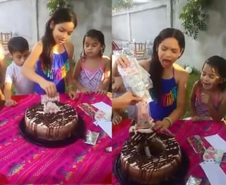 Los  familiares de la niña organizaron la sorpresa (INTERNET) 