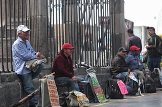 La tasa de desocupación en México llegó a 3.2% de la población económicamente activa a nivel nacional en octubre de 2018, es la tasa más baja de los últimos cinco meses con base en datos ajustados por estacionalidad, de acuerdo con la información más reciente dada a conocer por el Instituto Nacional de Estadística y Geografía (Inegi). (ARCHIVO)