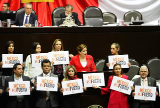 Propuesta. Miroslava Carrillo, diputada del grupo parlamentario de Morena, presentó este martes una iniciativa por un México sin fuero, la cual generó controversia ayer en la Cámara de Diputados del Congreso de la Unión. (NOTIMEX)