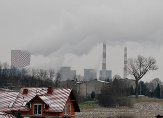 Sede. La ciudad polaca Katowice construida en torno a una mina de carbón. (AP)
