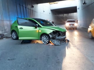 El accidente se registró esta mañana en Torreón. (EL SIGLO DE TORREÓN) 