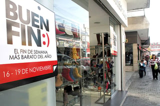 Mayores ventas. Comercio organizado de Torreón espera superar las ventas registradas en el Buen Fin. (ARCHIVO)