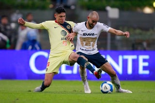 Águilas y Pumas igualaron a dos tantos en la jornada 7, en duelo celebrado en el Estadio Azteca. (ARCHIVO)