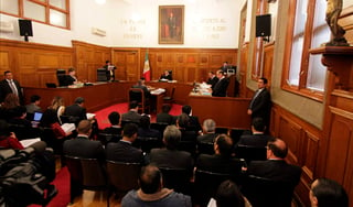 El ministro Alberto Pérez Dayán aceptó a trámite una petición de inconstitucionalidad de un grupo de senadores y determinó suspender la aplicación de dicha ley hasta que se resuelva el asunto en la Corte. (ARCHIVO)