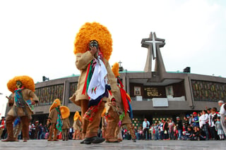 La Policía Federal señaló que se pretende garantizar la integridad física de los peregrinos en su trayecto hacia la Basílica de Guadalupe. (NOTIMEX)