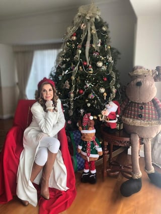 La Navidad es para disfrutarse en familia y eso lo sabe muy bien la cantante, Guadalupe Pineda. (Especial)
