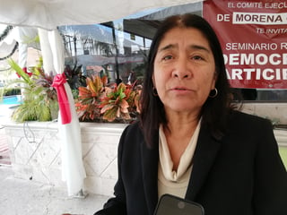 Espera. La diputada federal por Morena, Miroslava Sánchez presentó en dos ocasiones su renuncia como dirigente estatal. (EL SIGLO DE TORREÓN)