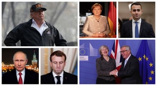 Protagonista. Se espera un año crucial para el futuro de las relaciones entre los países europeos y las ideas de Donald Trump.