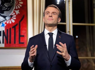 El presidente francés lanzó un mensaje en defensa de la libertad de expresión. (ARCHIVO) 