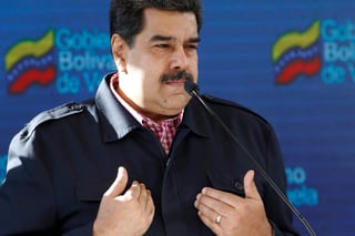 'Daremos respuesta, firme, clara, oportuna, inmediata, a la afrenta que pretenda cualquier Gobierno o cualquier instancia internacional contra nuestro país, Venezuela tiene quien la defienda', insistió. (AP)