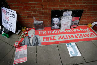 Assange se refugió en 2012 en Londres.