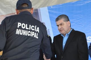 Reconoce. Afirma Miguel Riquelme que la seguridad en Torreón ha mejorado gracias al trabajo conjunto de las autoridades.