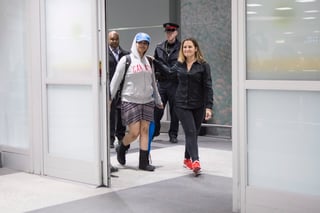 Entra. Rahaf Mohammed al-Qunun llegó a Canadá