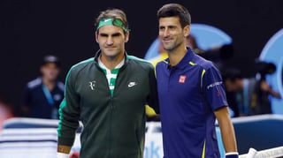 Novak Djokovic (d) y Roger Federer son los favoritos para ganar el torneo en la rama varonil.