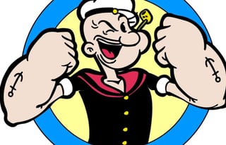Popeye sigue sacando músculo a sus 90 años