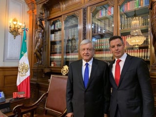 López Obrador y Murat revisaron los programas que se llevan a cabo en la entidad. (ESPECIAL)