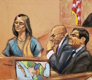 Testimonio. La exdiputada y amante de 'El Chapo' relata ante un jurado estdounidense su entrada en el negocio de la droga 'por amor'. (EFE)