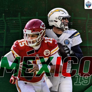 Los Chiefs y los Chargers se enfrentarán en la temporada 2019 en suelo mexicano, según información de la misma NFL en un comunicado. (Especial)