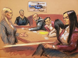 Interrogatorio. Ante la Corte de Brooklyn, Dámaso López acusó a familiares de 'El Chapo'. (EFE)