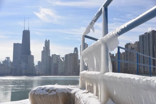 Riesgo. El pronóstico del Servicio Nacional de Meteorología para el área de Chicago es de un clima 'peligrosamente' frío.