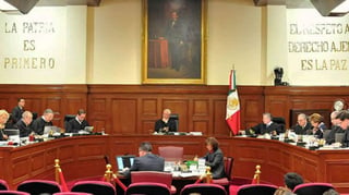 Por mayoría de votos, la Segunda Sala de la Corte desechó el proyecto presentado por el ministro Javier Laynez Potisek en el que proponía revocar la suspensión concedida. (ESPECIAL)