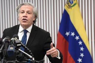 El secretario general de la Organización de Estados Americanos (OEA), Luis Almagro, dijo el miércoles, sin mencionar a México, que la propuesta de este país de mediar en la crisis de Venezuela es 'ridículo'. (EFE)