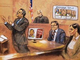 Juicio. Ayer finalizó el procedimiento judicial contra Joaquín 'El Chapo' Guzmán. (EFE)