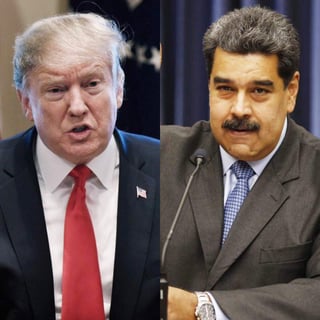 Donald Trump aseguró que hace meses rechazó una oferta de diálogo de Maduro. (ARCHIVO) 