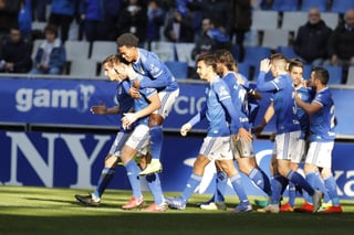  Real Oviedo llegó al octavo lugar, con 36 puntos. (TWITTER) 