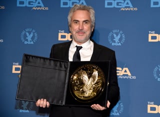 Premiado. Alfonso Cuarón logra su segundo premio DGA por la cinta Roma, en 2014 lo ganó por Gravity.