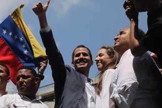 Rumbo. La ayuda humanitaria es una de las prioridades de Guaidó en la ruta que ha planteado.
