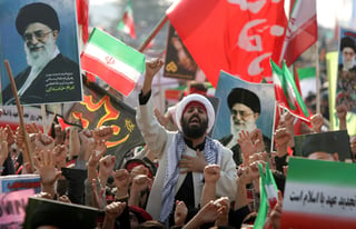 Celebran. Hoy se esperan multitudinarias manifestaciones en las calles de la capital Teherán y de las principales ciudades. (EFE)