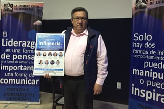 Daniel Escalera ofreció los detalles de la primera cumbre que se realizará en Torreón. (GUADALUPE MIRANDA)